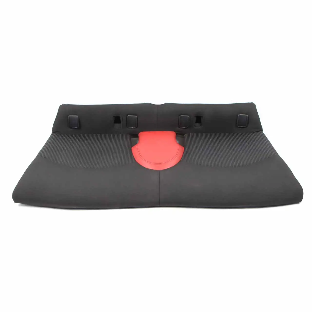 Mini Clubman R55 Rear Seat Sofa Bench Couch Cloth Leather Black Rooster Red