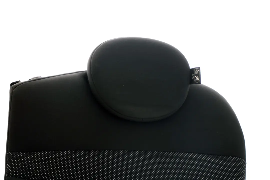 Mini Clubman R55 Trasero Izquierdo Respaldo Asiento Tela Cosmos Negro