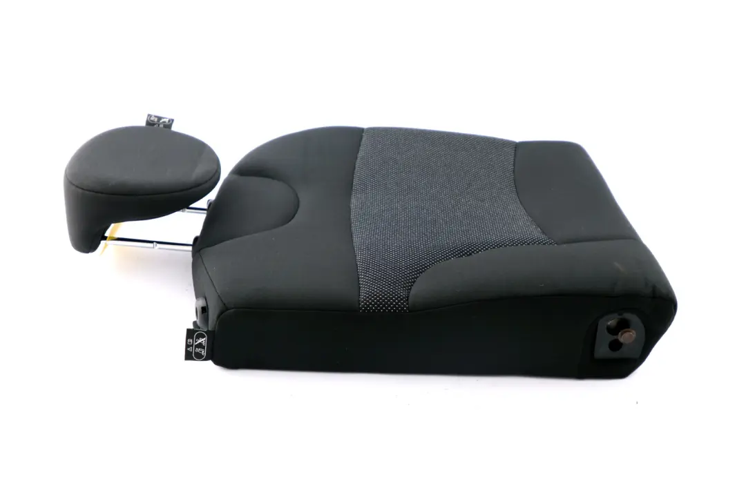 Mini Clubman R55 Trasero Izquierdo Respaldo Asiento Tela Cosmos Negro