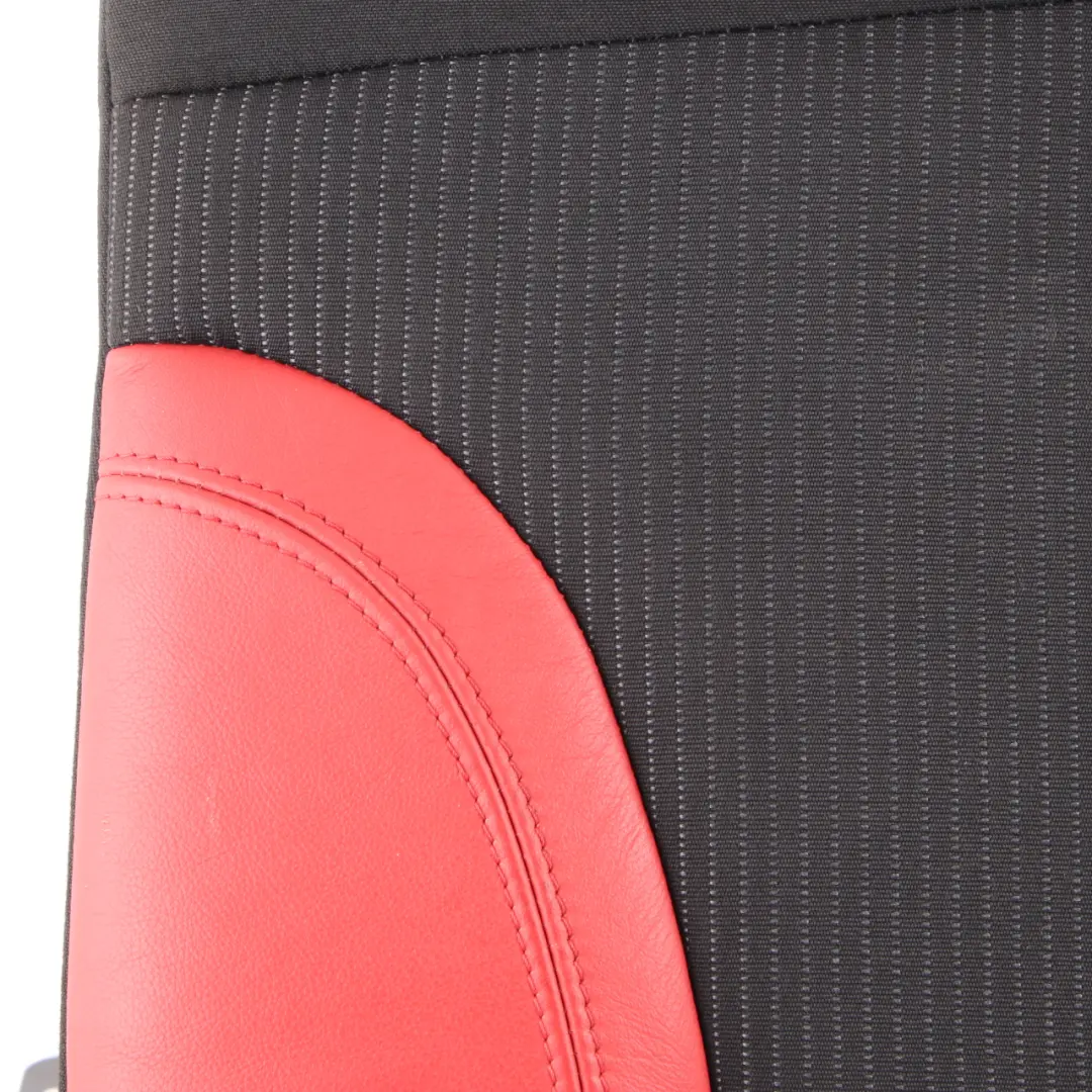 Seat Backrest Mini Clubman R55 Rear Seat Left N/S Cloth Leather Back Cover Red