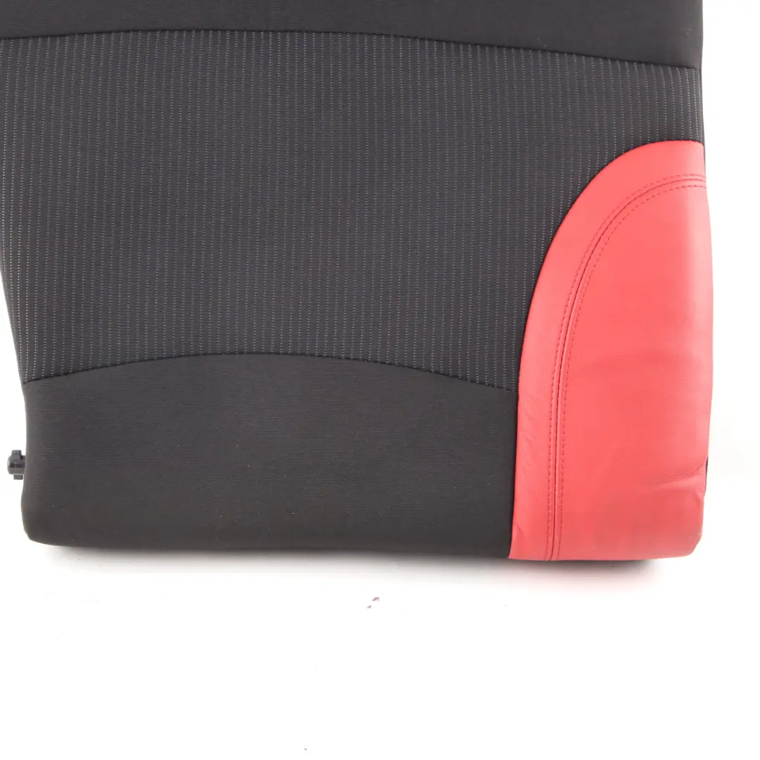 Seat Backrest Mini Clubman R55 Rear Seat Right O/S Cloth Leather Back Cover Red