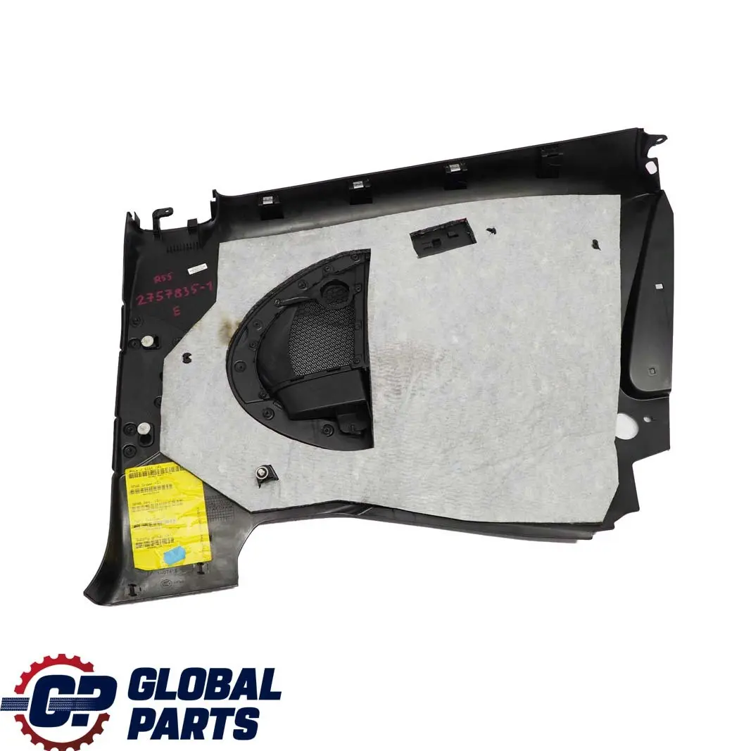 Mini Clubman R55 Trasero Izquierdo Lateral Panel De Embellecedor Carbono Negro