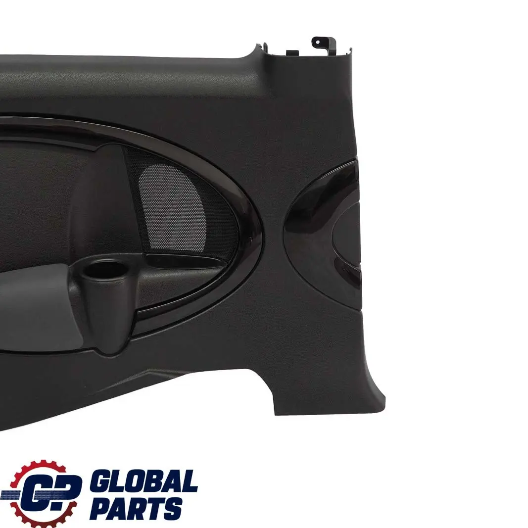 Mini Clubman R55 2 Trasero Izquierdo Lateral Panel De Embellecedor Carbono Negro