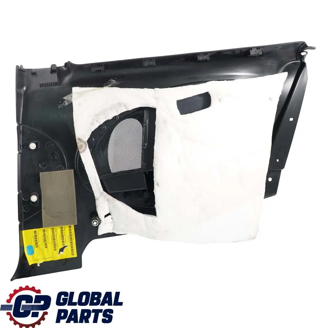 Mini Clubman R55 3 Trasero Izquierdo Lateral Panel De Embellecedor Carbono Negro