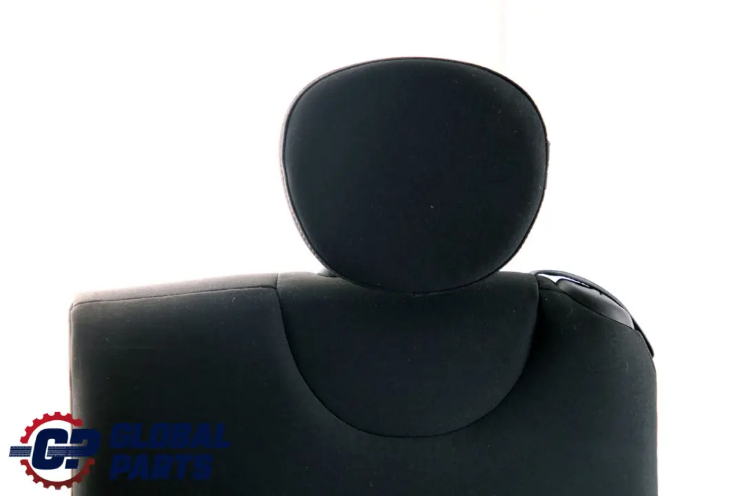 Mini R57 Cabrio Asiento Trasero Izquierdo Medio Cuero Respaldo Carbono Negro