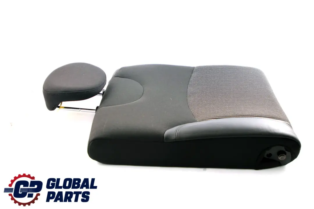 Mini R57 Cabrio Asiento Trasero Izquierdo Medio Cuero Respaldo Carbono Negro