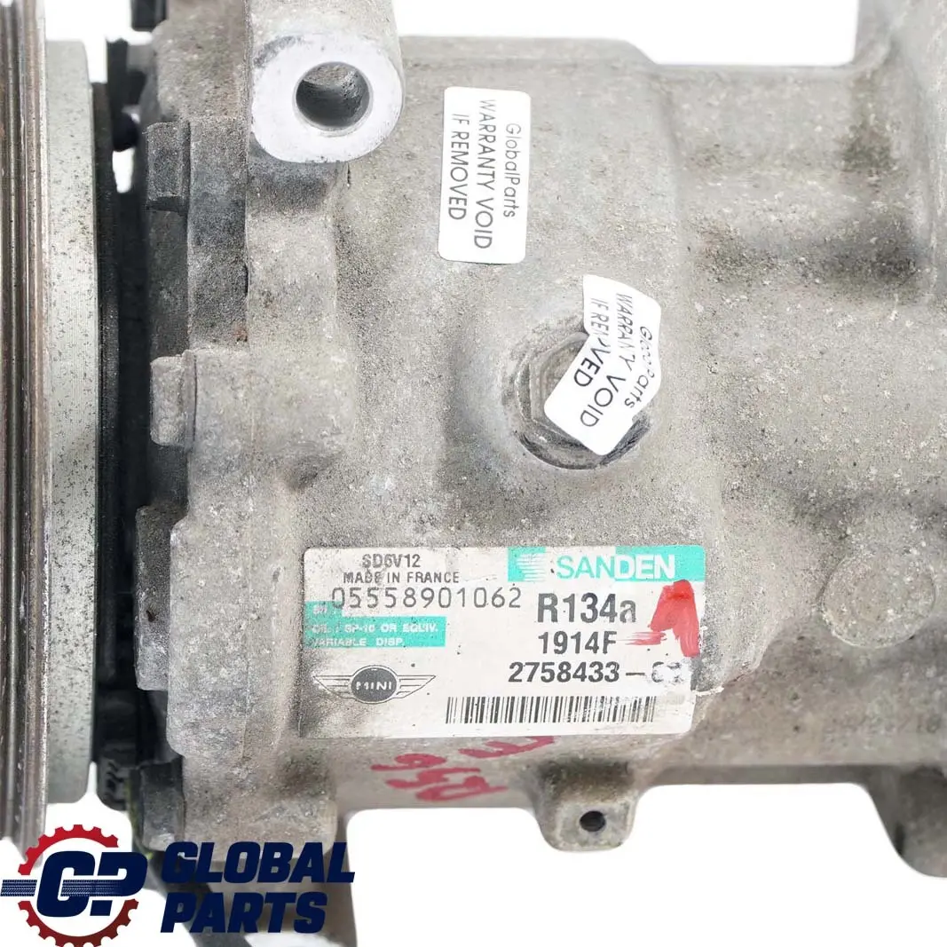 Mini Cooper R55 R56 R57 R60 Compressore Pompa Aria Condizionata 2758433