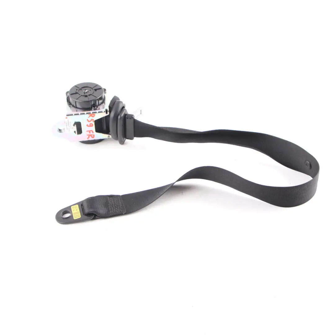 Seat Belt Mini R58 R59 Upper Seatbelt Front Right O/S Safety Black 2758846