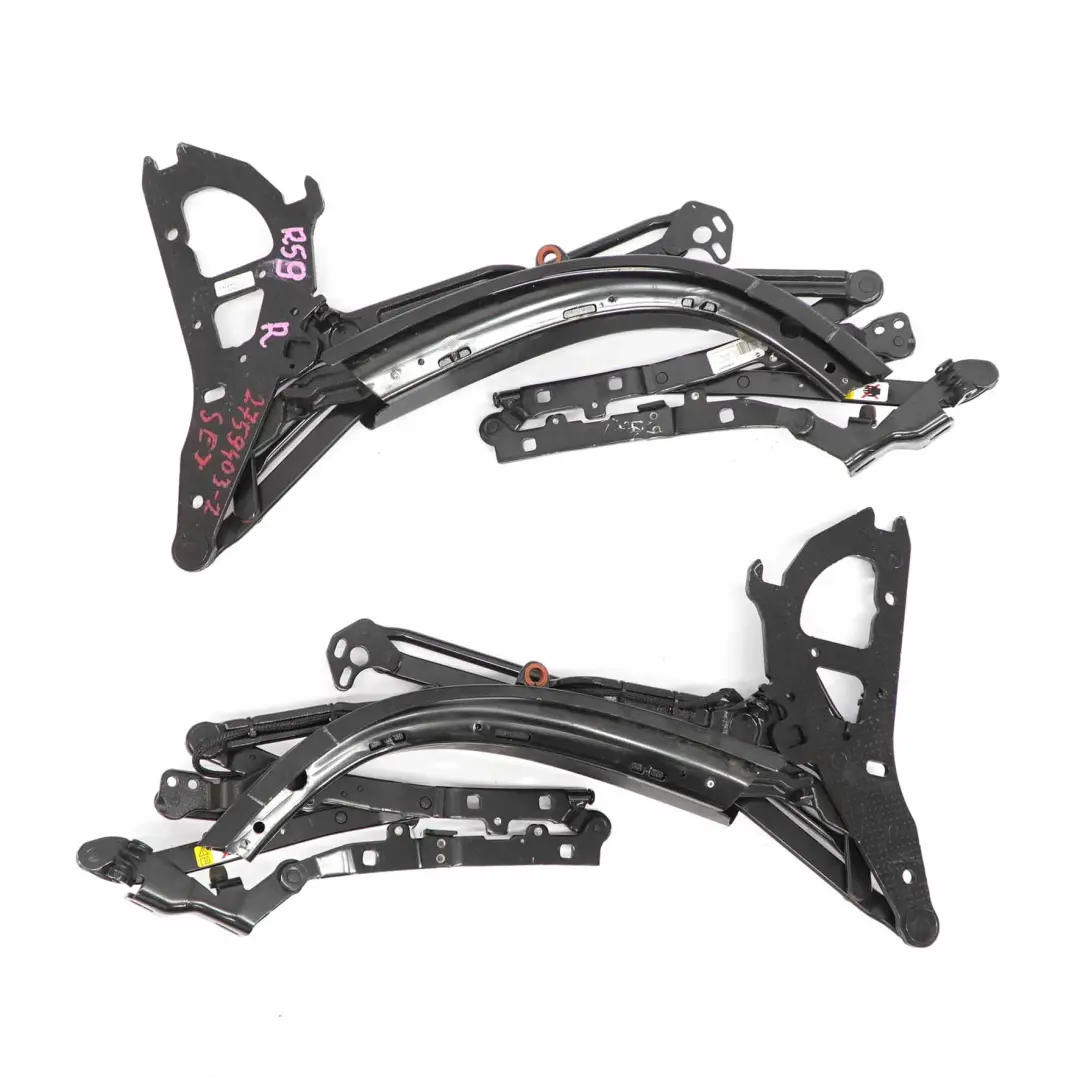 Mini R59 Folding Soft Top Roof Guide Frame Arm Lock Left Right Set Roadster