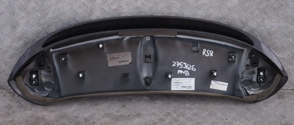 *BMW Mini Cooper Coupe R58 Hinten Dachspoiler Midnight Black Schwarz