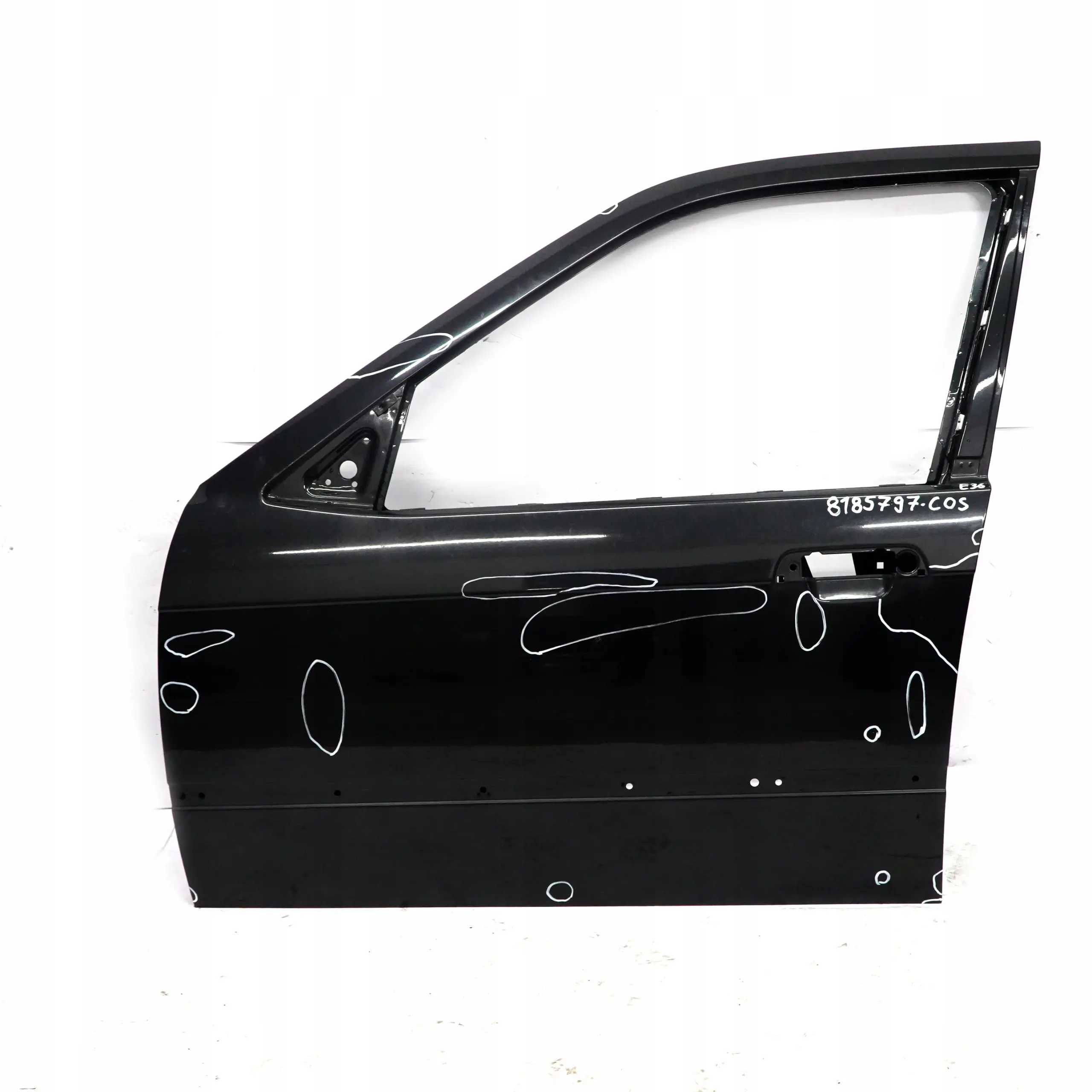 BMW 3 E36 Saloon Touring Door Front Left N/S Cosmosschwarz Black Metallic - 303