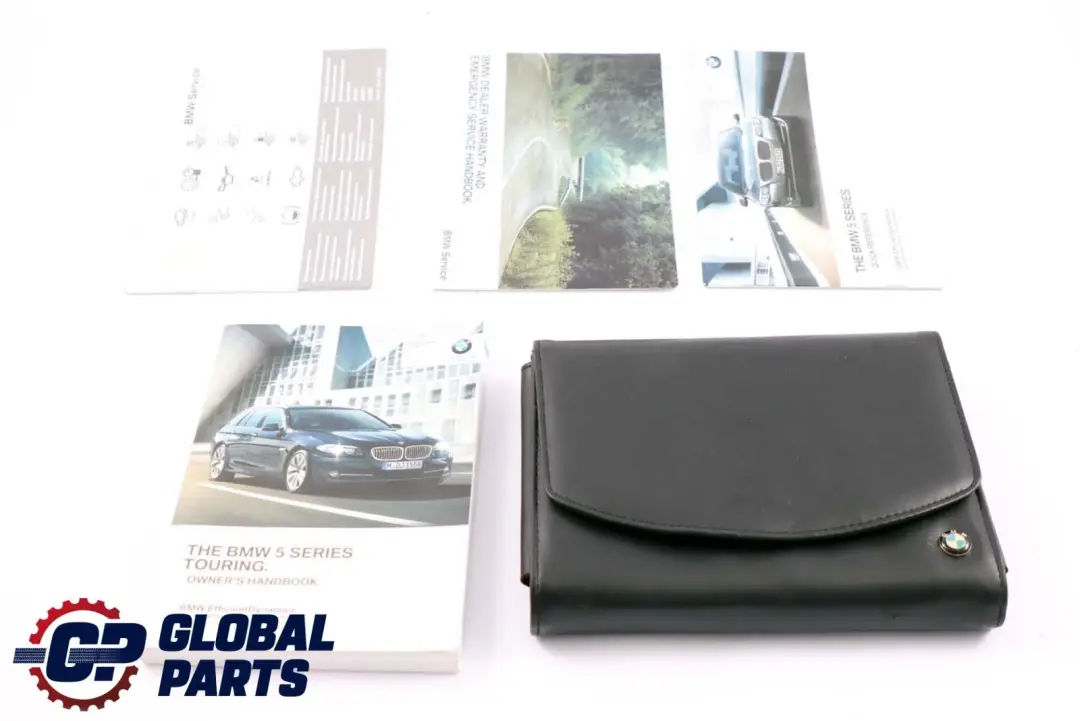 BMW 5 Series F11 Touring Service Booklet Owner's Handbook Set Pouch Case Wallet