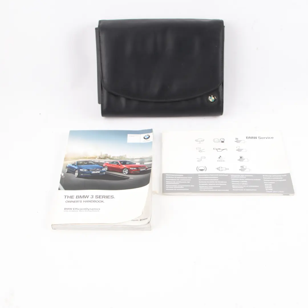 BMW E92 E93 LCI Service Booklet Owner's Handbook Book Set Wallet Case 2902446