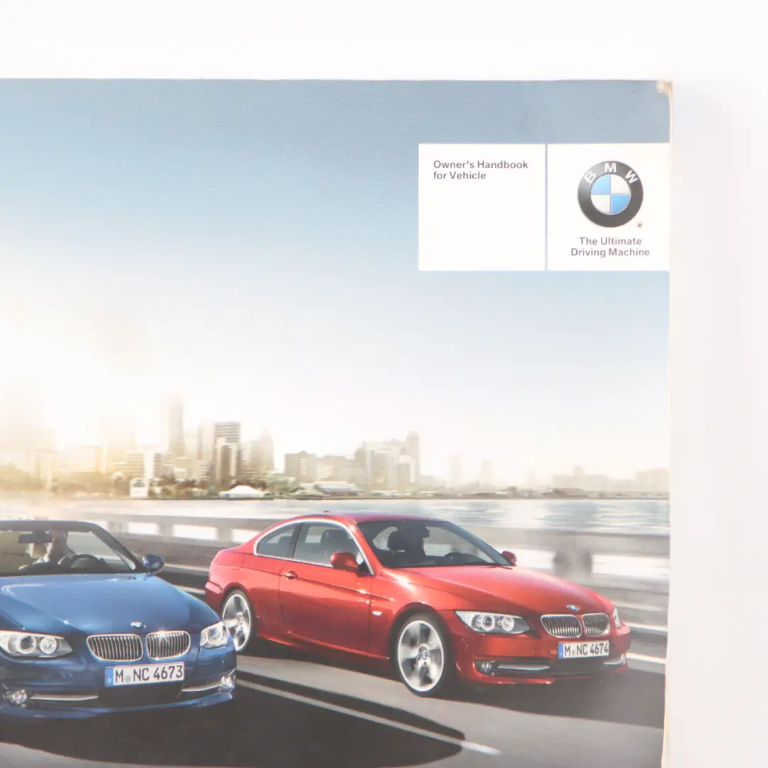 BMW E92 E93 LCI Service Booklet Owner's Handbook Book Set Wallet Case 2902446