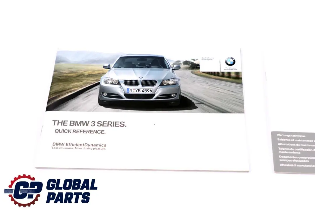 BMW 3 Series E92 E93 LCI Service Booklet Owner's Handbook Pouch Case Wallet