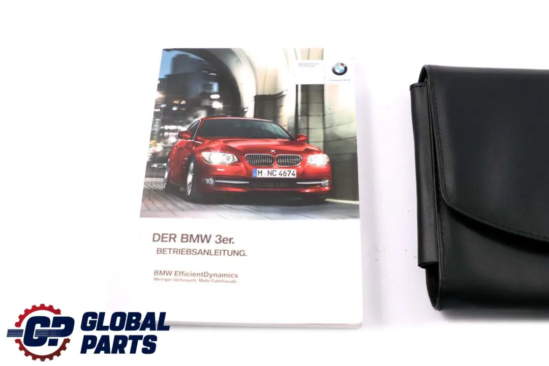 BMW 3 Series E92 E93 LCI Service Booklet Owner's Handbook Pouch Case Wallet