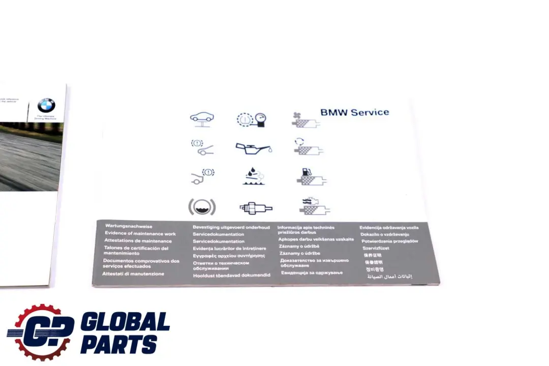 BMW 3 Series E92 E93 LCI Service Booklet Owner's Handbook Pouch Case Wallet