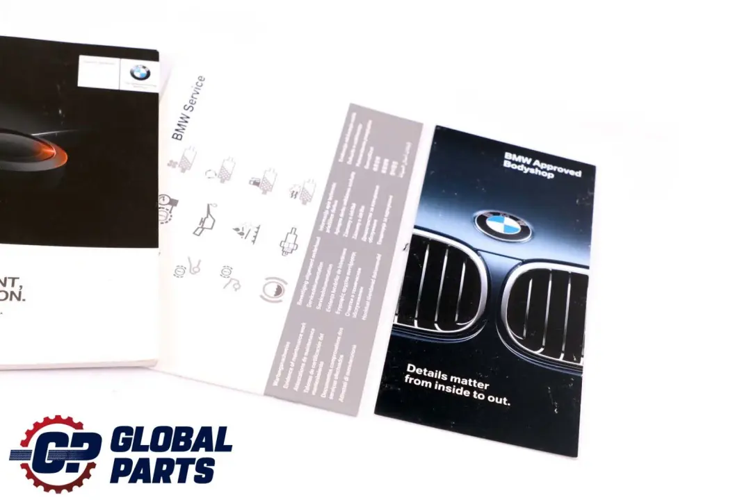 BMW 7 Series F01 F02 LCI Service Booklet Owner's Handbook Set Pouch Case Wallet