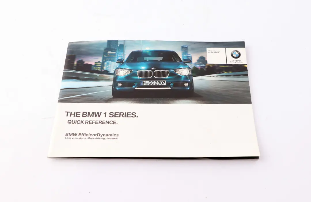 BMW 1 Series F20 Owner's Handbook iDrive CD Player Instructions