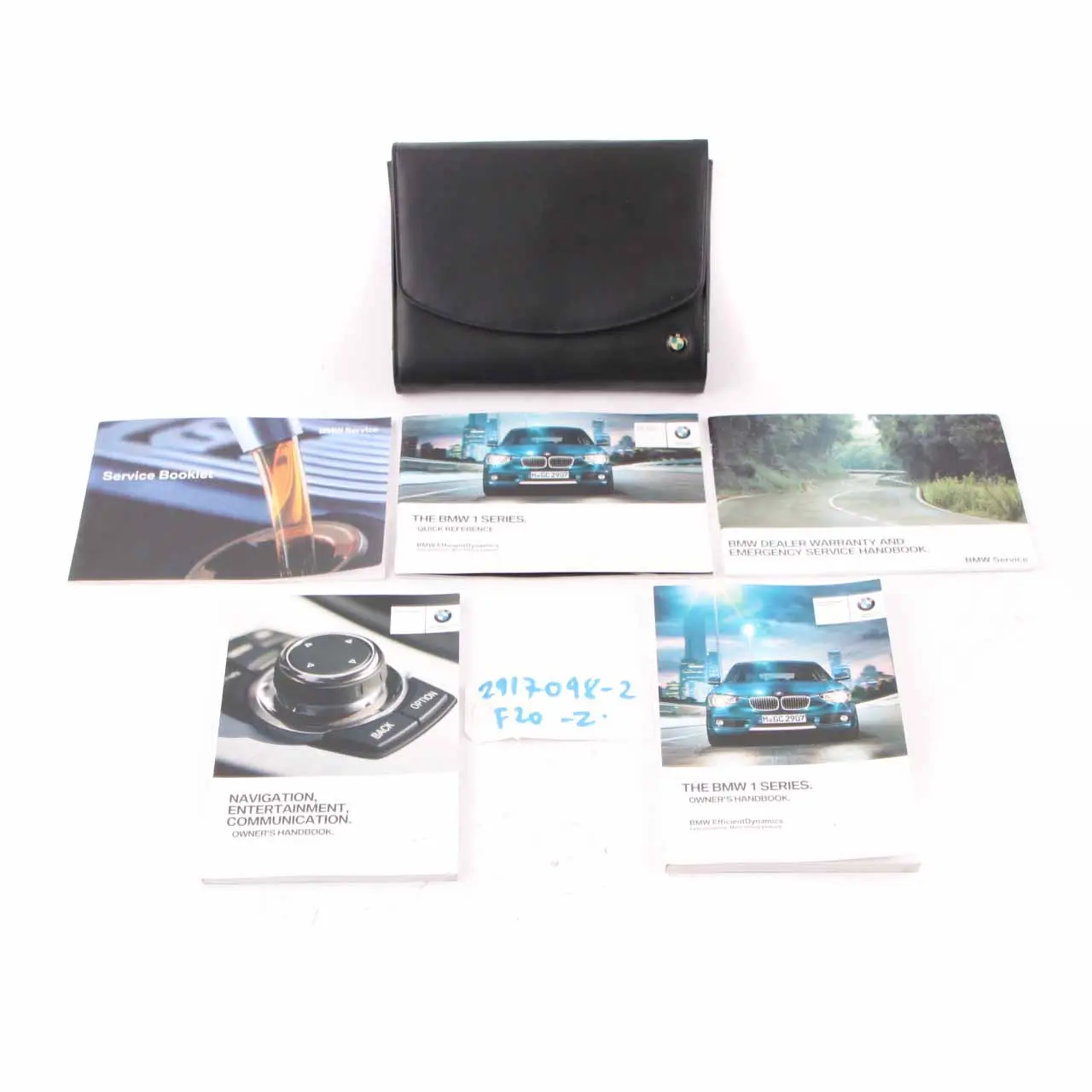 BMW F20 Owner's Handbook Service Booklet Instructions iDrive Pouch Wallet Case