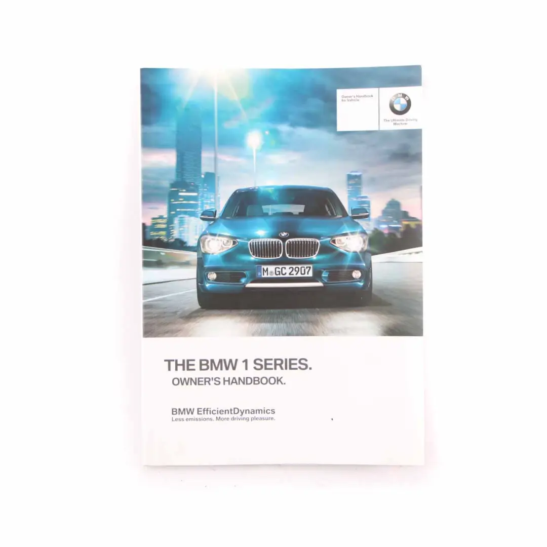 BMW F20 Owner's Handbook Service Booklet Instructions iDrive Pouch Wallet Case