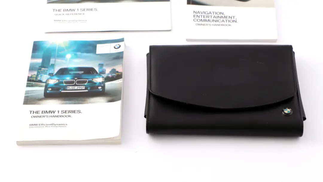 BMW 1 Series F20 Owner's Handbook Instructions iDrive Pouch Wallet Case