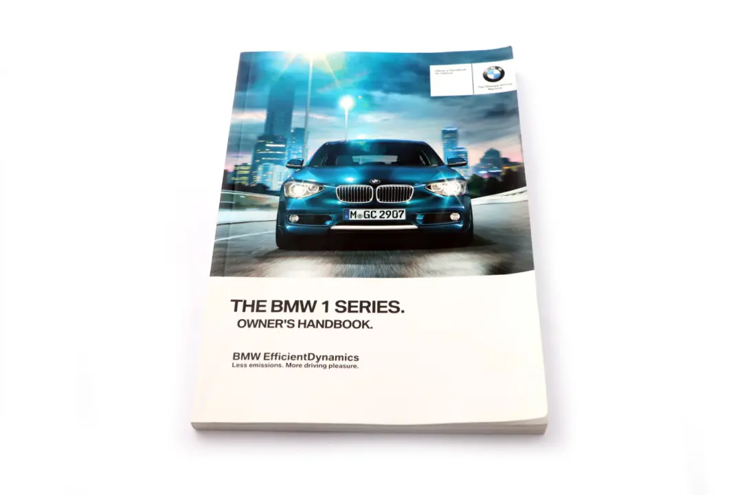 BMW 1 Series F20 Owner's Handbook Instructions iDrive Pouch Wallet Case