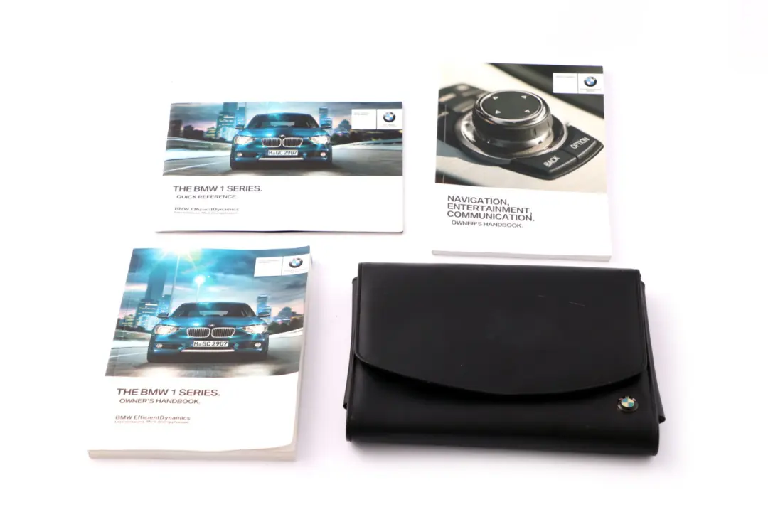 BMW 1 Series F20 Owner's Handbook Instructions iDrive Pouch Wallet Case