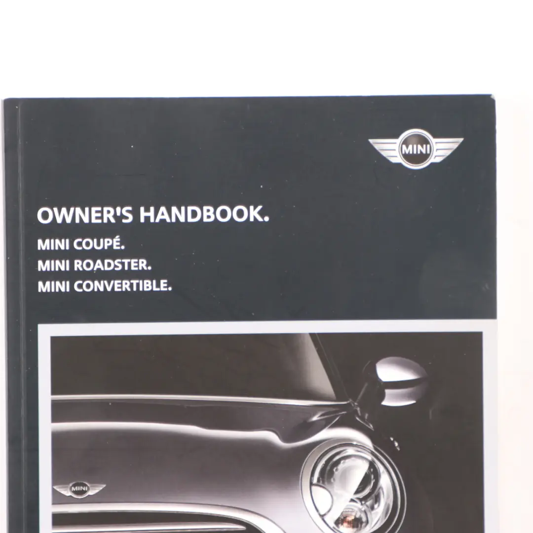 Mini R57 R58 Service Booklet Owner's Handbook Pouch Case Wallet Set