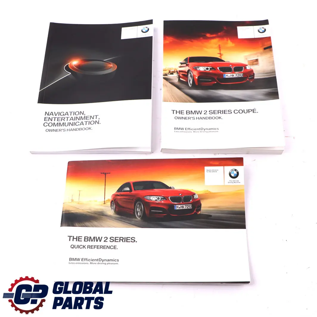 BMW 2 Series F22 1 Owner's Handbook Book Pouch Case Wallet Set