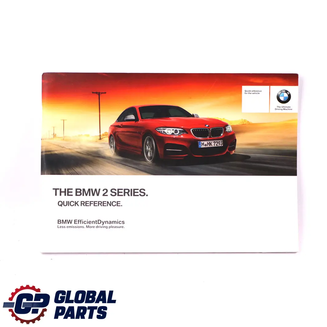 BMW 2 Series F22 1 Owner's Handbook Book Pouch Case Wallet Set
