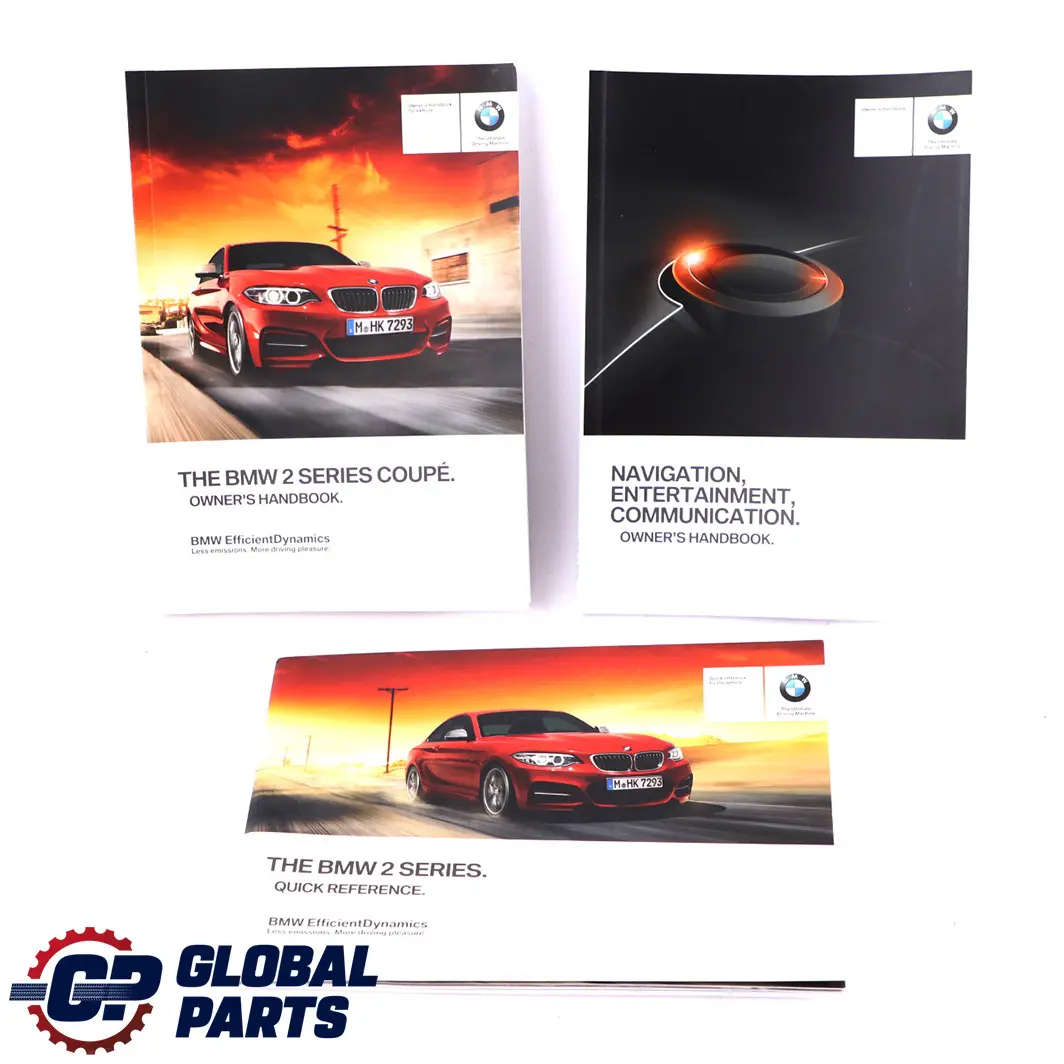 BMW 2 Series F22 1 Owner's Handbook Book Pouch Case Wallet Set