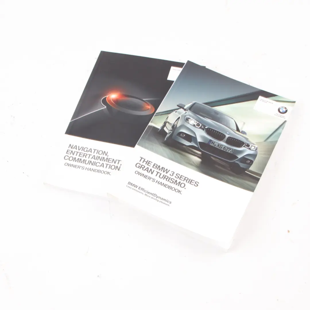 BMW F34 GT Owner's Handbook Quick Reference Booklet Set Pouch Case Wallet