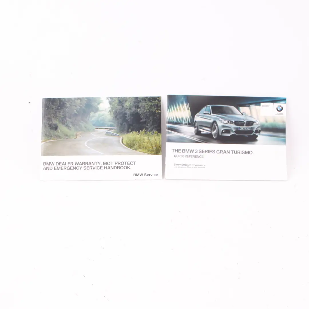 BMW F34 GT Owner's Handbook Quick Reference Booklet Set Pouch Case Wallet
