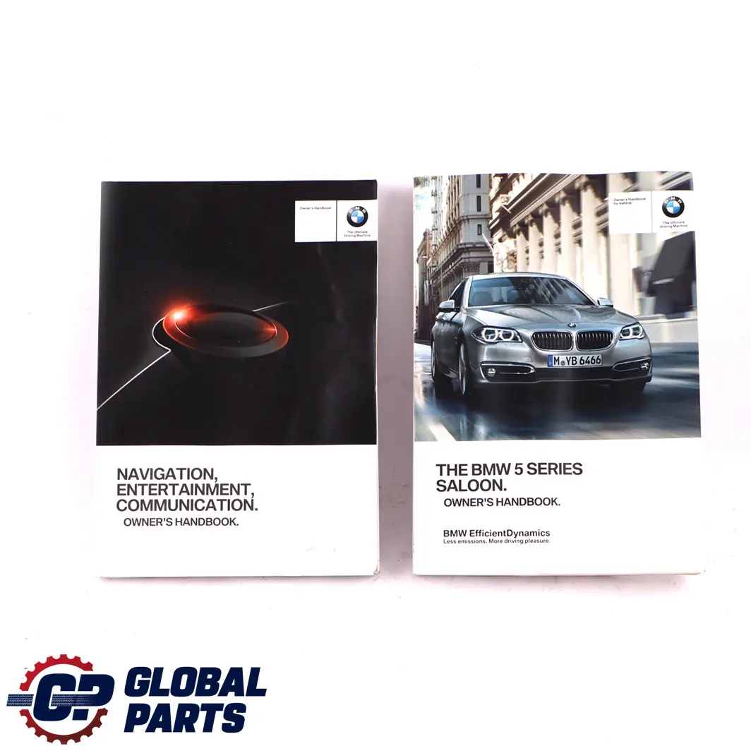 BMW 5 Series F10 Owner's Handbook Pouch Case Wallet Cover Set 2964333