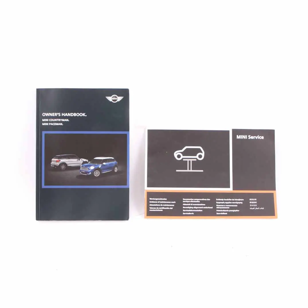 Service Booklet Mini R61 Paceman Owner's Handbook Instruction Manual Set 2964410