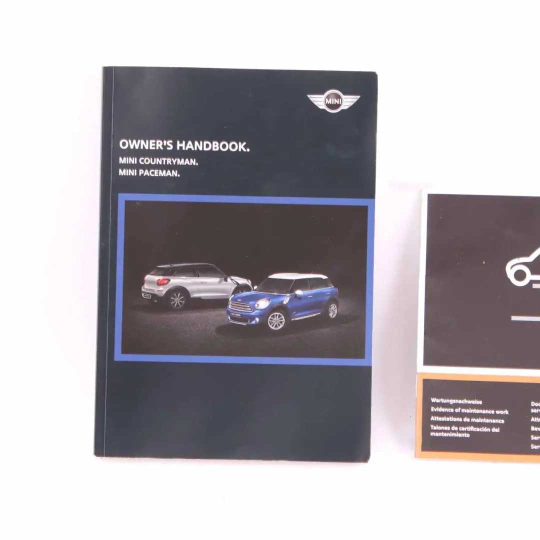 Service Booklet Mini R61 Paceman Owner's Handbook Instruction Manual Set 2964410