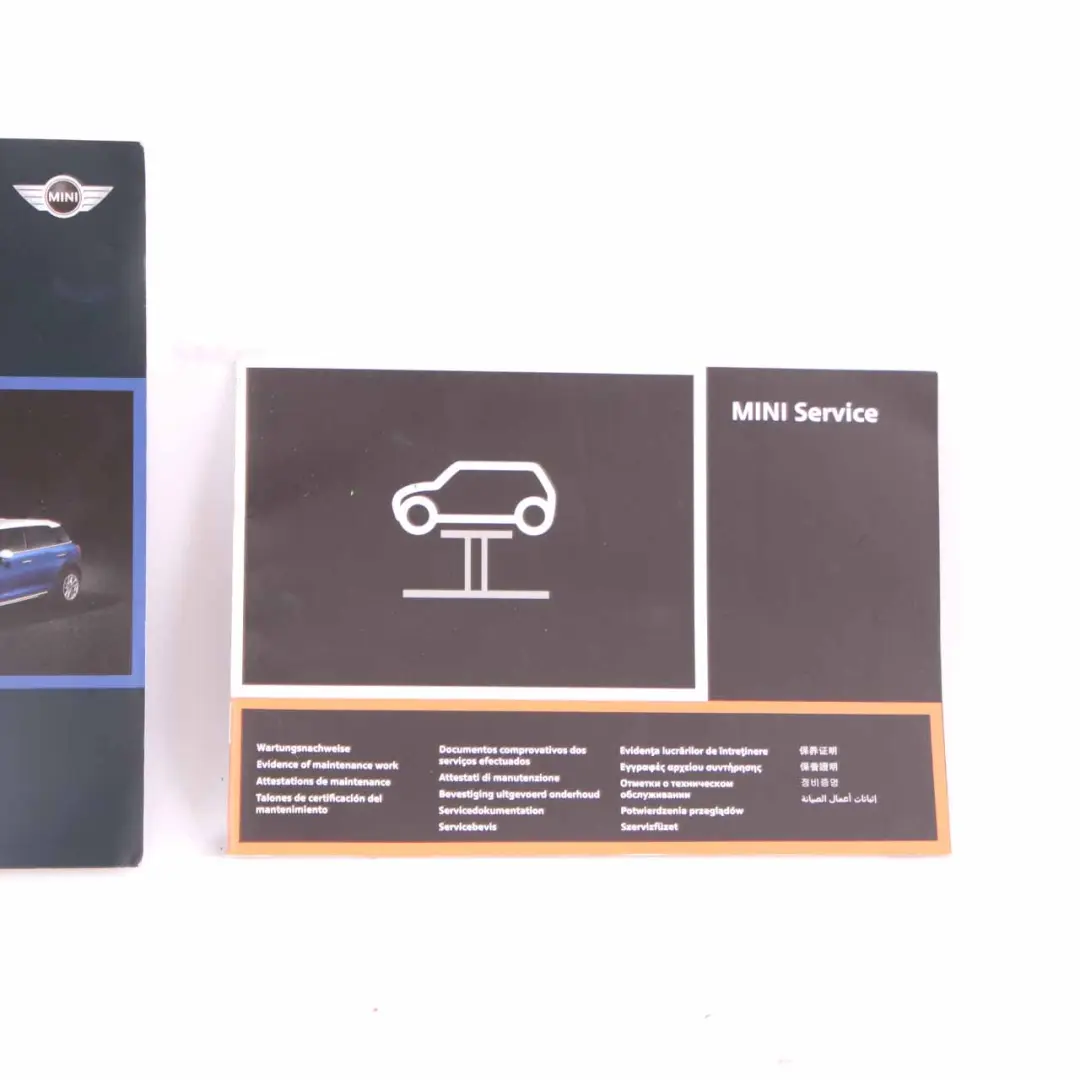 Service Booklet Mini R61 Paceman Owner's Handbook Instruction Manual Set 2964410