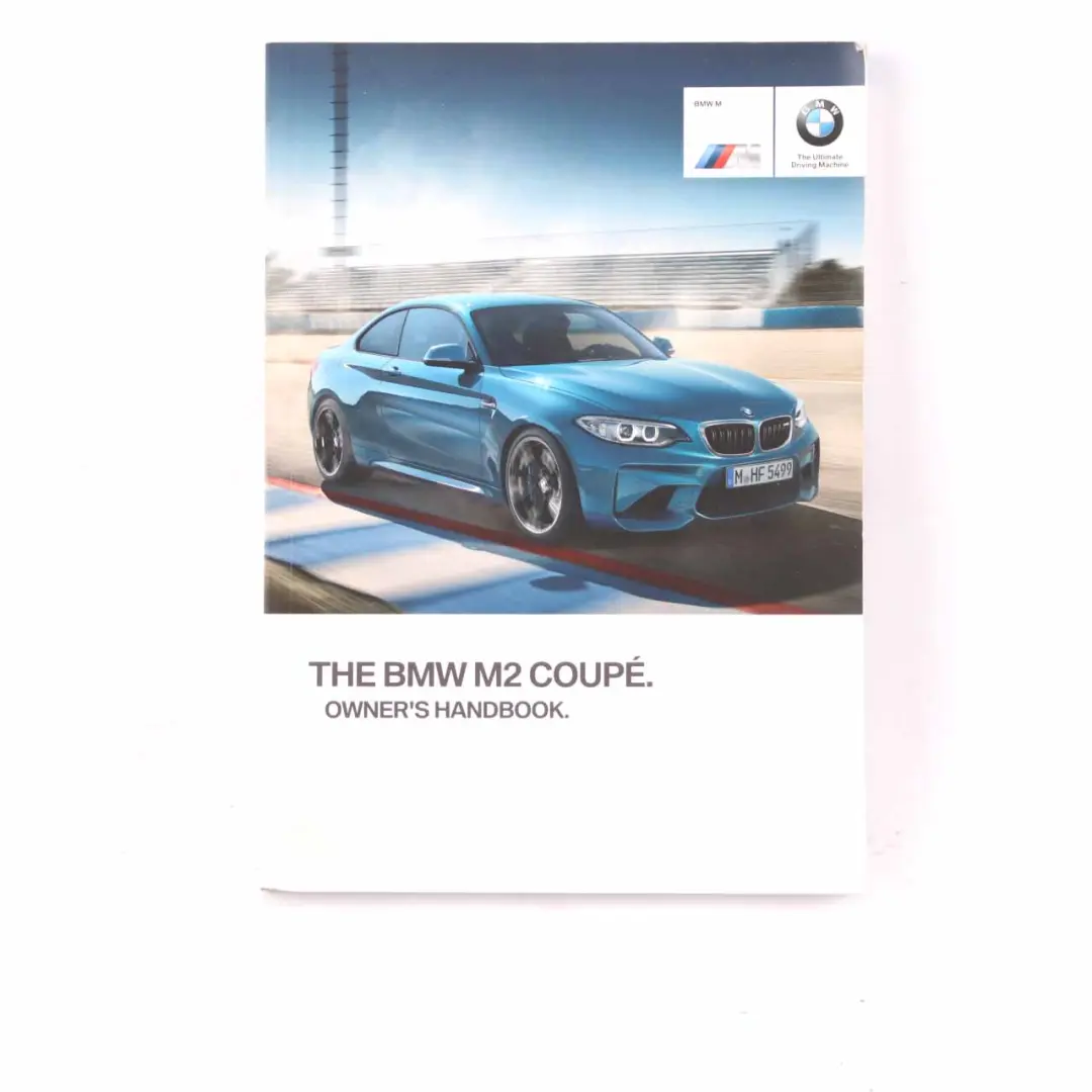 Owner's Handbook BMW F87 M2 Service Book Booklet Pouch Case Wallet Set