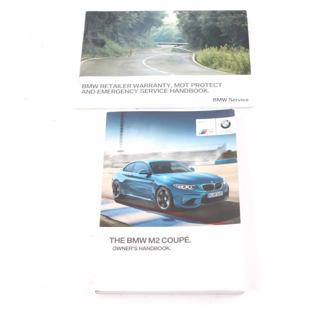Owner's Handbook BMW F87 M2 Service Book Booklet Pouch Case Wallet Set