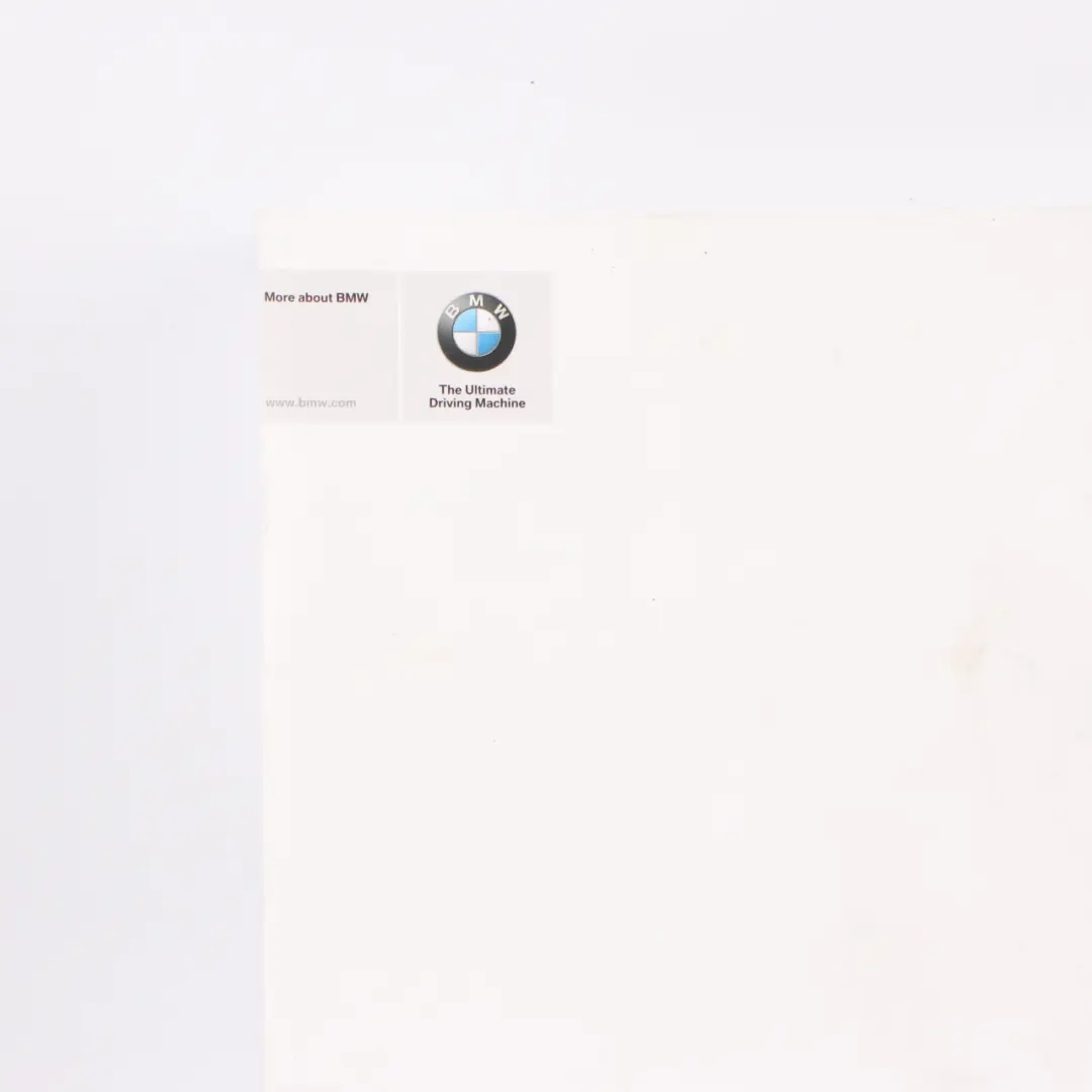 Owner's Handbook BMW G11 G12 Book Instruction Booklet Manual 2984898