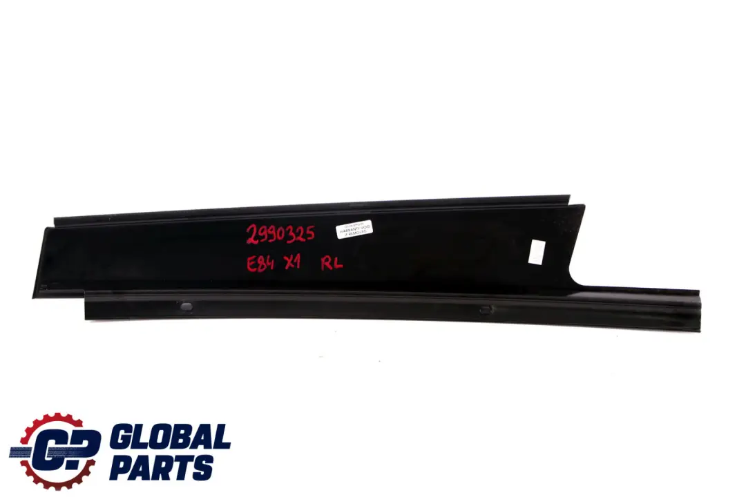 BMW E84 Tapa Columna B Puerta Trasera Izquierda Negro 2990325