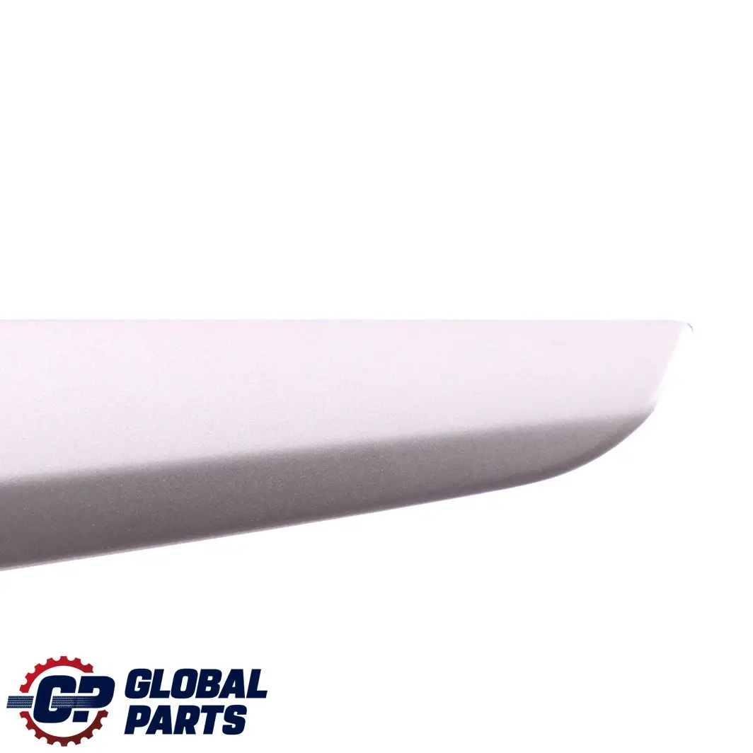 BMW E84 Strip Trim Cover Puerta Delantera Trasera Izquierda Satinsilber Plata 