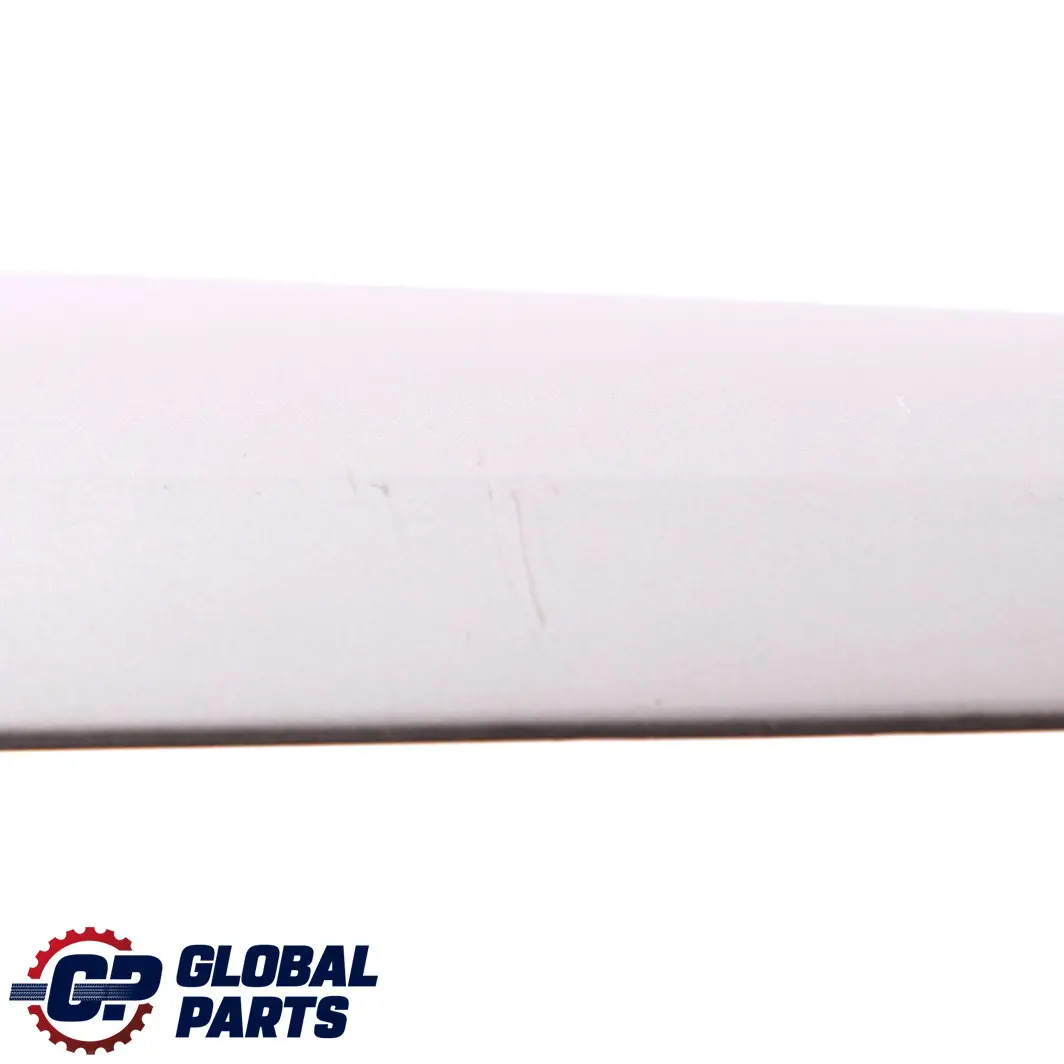 BMW E84 Strip Trim Cover Puerta Delantera Trasera Izquierda Satinsilber Plata 