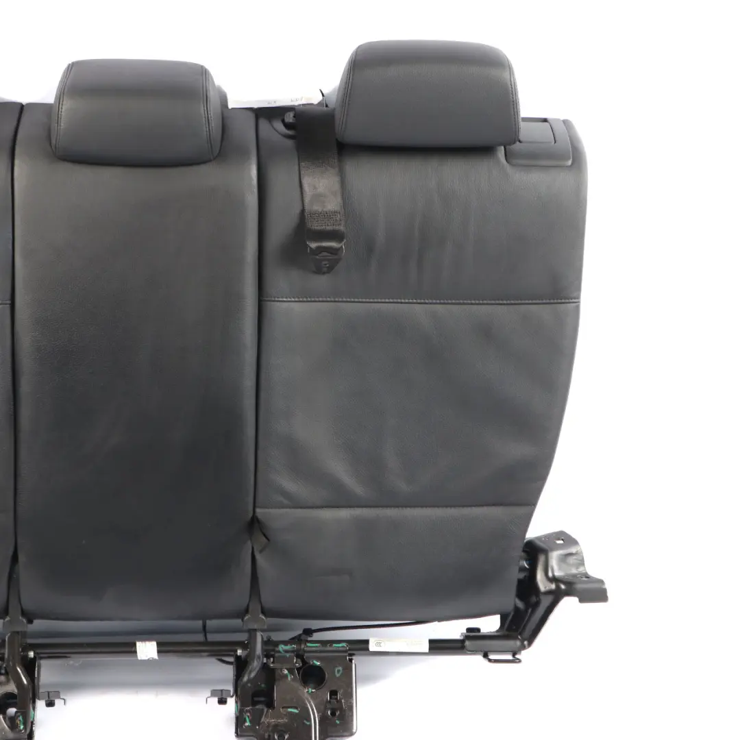 BMW X1 E84 Asiento Trasero Revestimiento Respaldo Abatible Cuero Nevada Negro