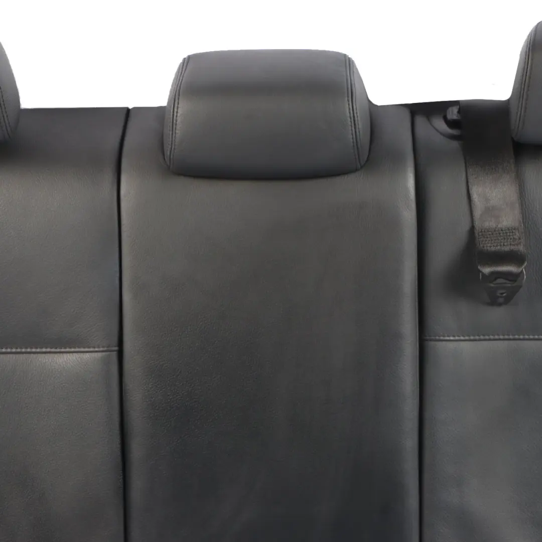 BMW X1 E84 Asiento Trasero Revestimiento Respaldo Abatible Cuero Nevada Negro