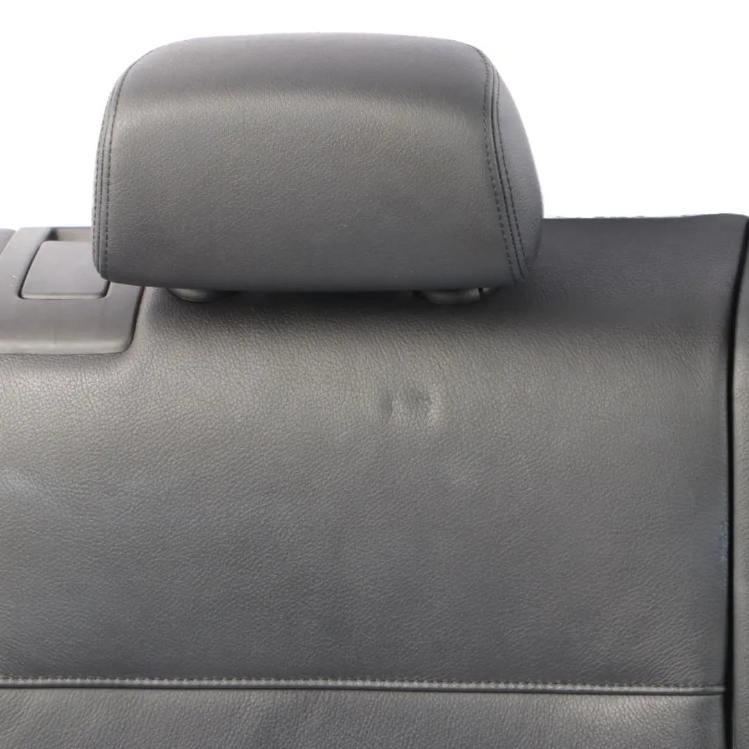 BMW X1 E84 Asiento Trasero Revestimiento Respaldo Abatible Cuero Nevada Negro