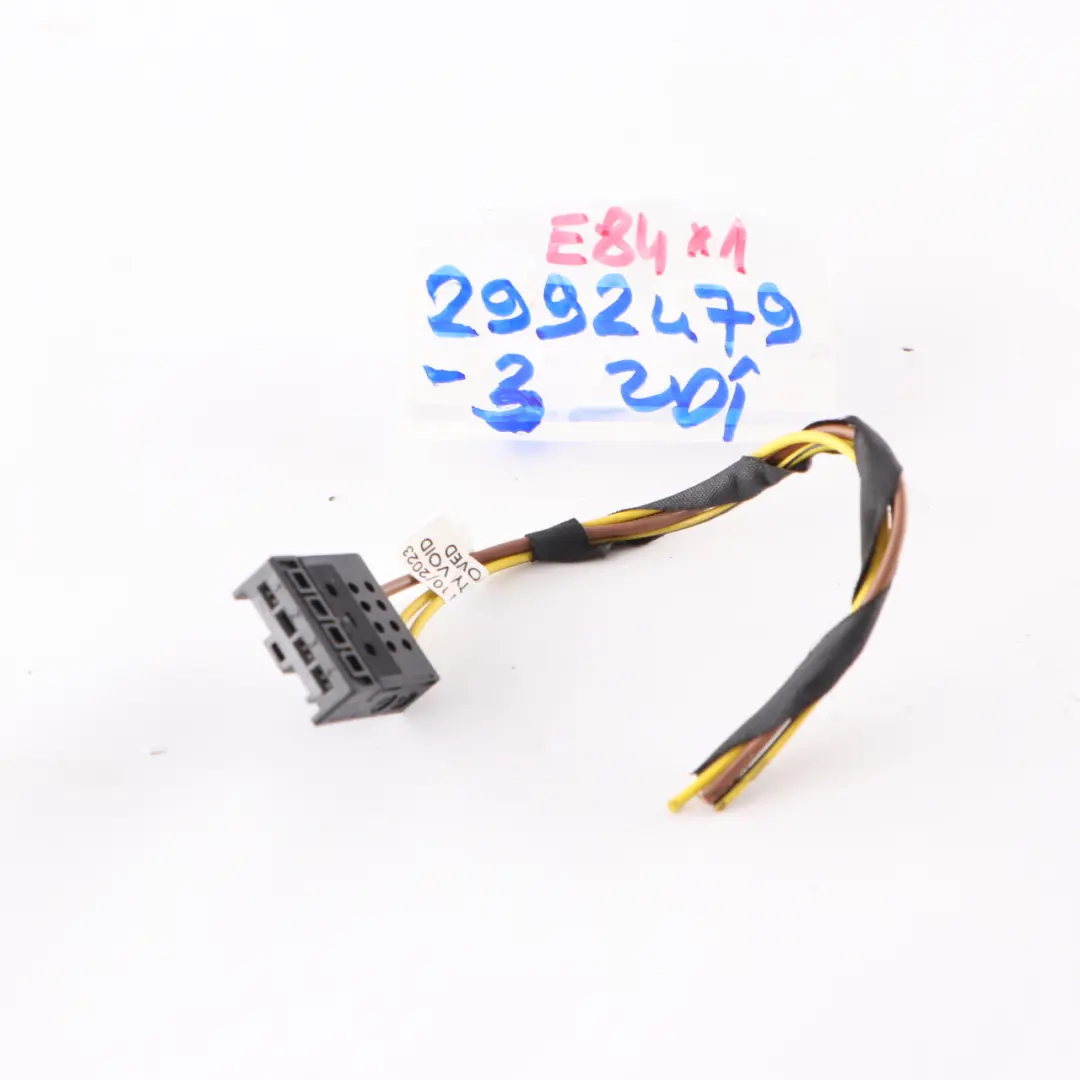 BMW X1 E84 Tailgate Lamp Rear Left N/S Light In Trunk Plug Socket Wiring 6984746