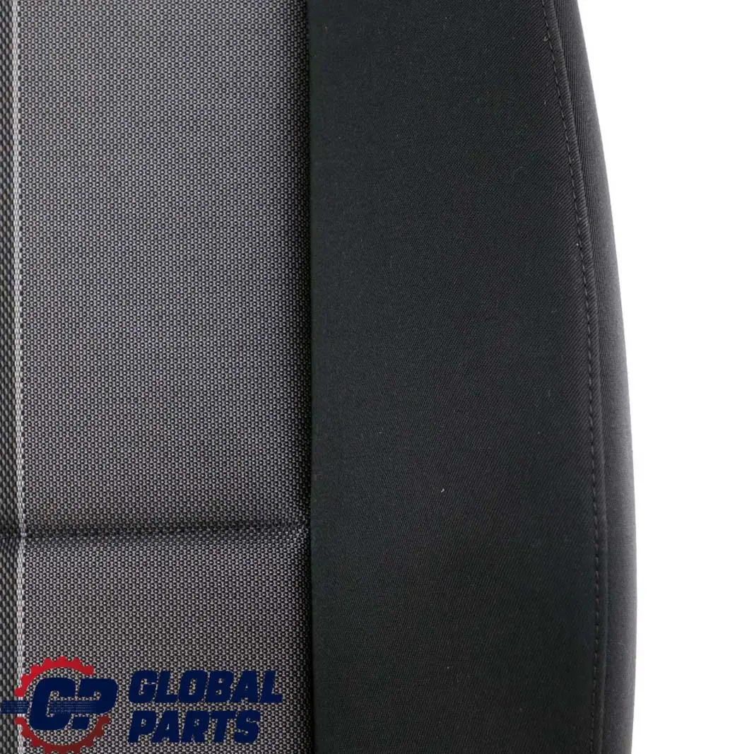 BMW X1 E84 Front Right O/S Basic Seat Backrest Cover Cloth Anthracite Silver