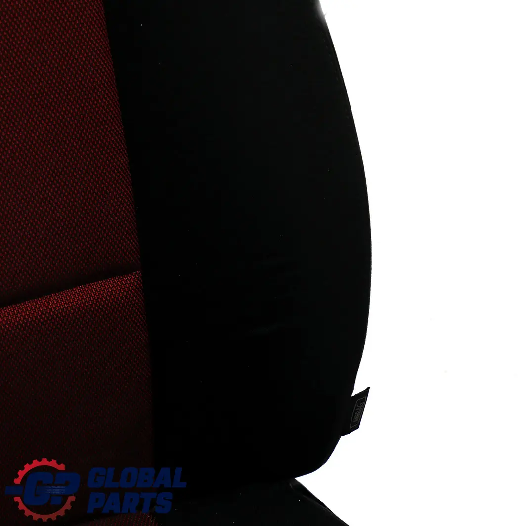 BMW X1 E84 Front Left N/S Seat Cloth Fabric Anthracite Median Vermilion Rot Red